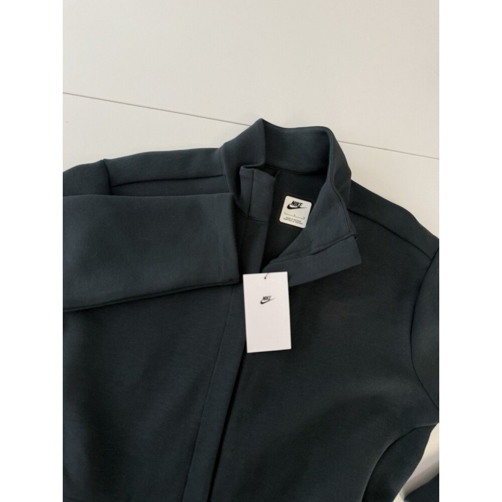 Nike Sportswear Tech Fleece Women's Jumpsuit Seaweed Black HV4095-390 Large